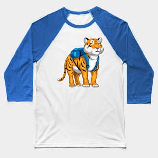 Tiger Pupil Backpack School Baseball T-Shirt